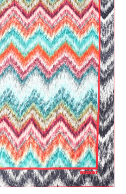 Шелковый платок Missoni F041TWDA045 Разноцветный  F041TWDA045 Фото 4