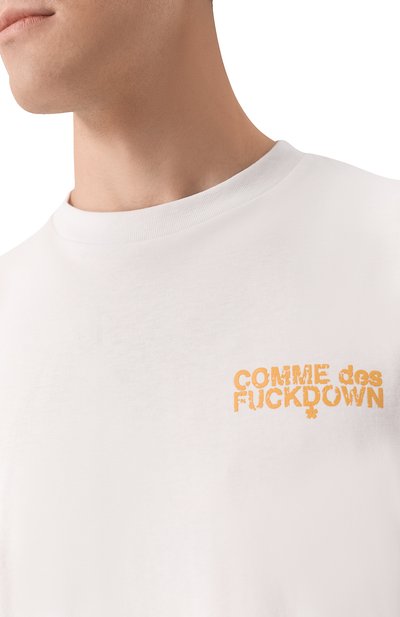 Хлопковая футболка COMME DES FUCKDOWN, арт. CFABM01592, фото 5