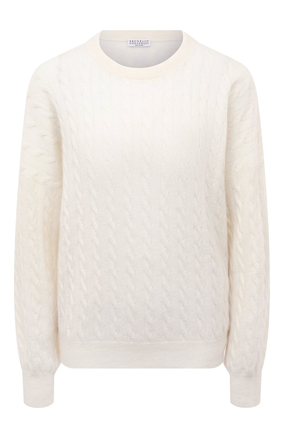 Пуловер из шерсти и хлопка BRUNELLO CUCINELLI, арт. MER00B1069, фото 1