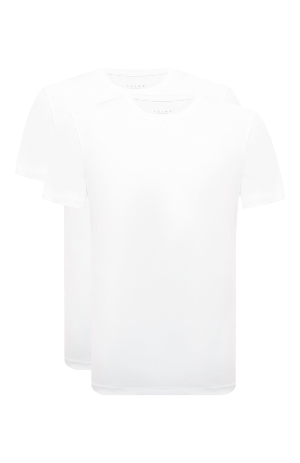 Комплект из двух футболок FALKE белого цвета по цене 8960 руб., арт. 68108, фото 1 Комплект из двух футболок FALKE, арт. 68108, фото 1