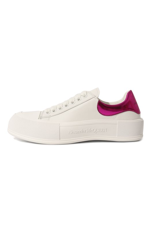 фото Кожаные кеды deck plimsoll alexander mcqueen