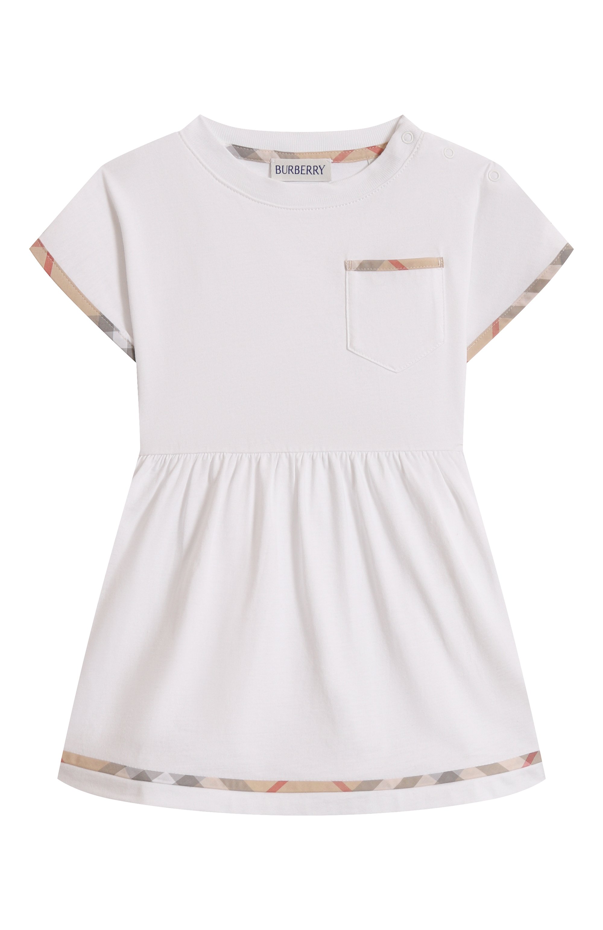 Хлопковый комплект из платья и шорт BURBERRY, арт. 8109060, фото 2