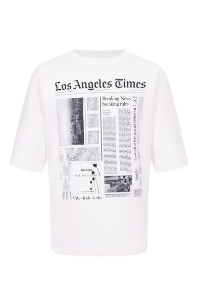 Мужская хлопковая футболка PALM ANGELS, арт. PMAA10BF25JER002