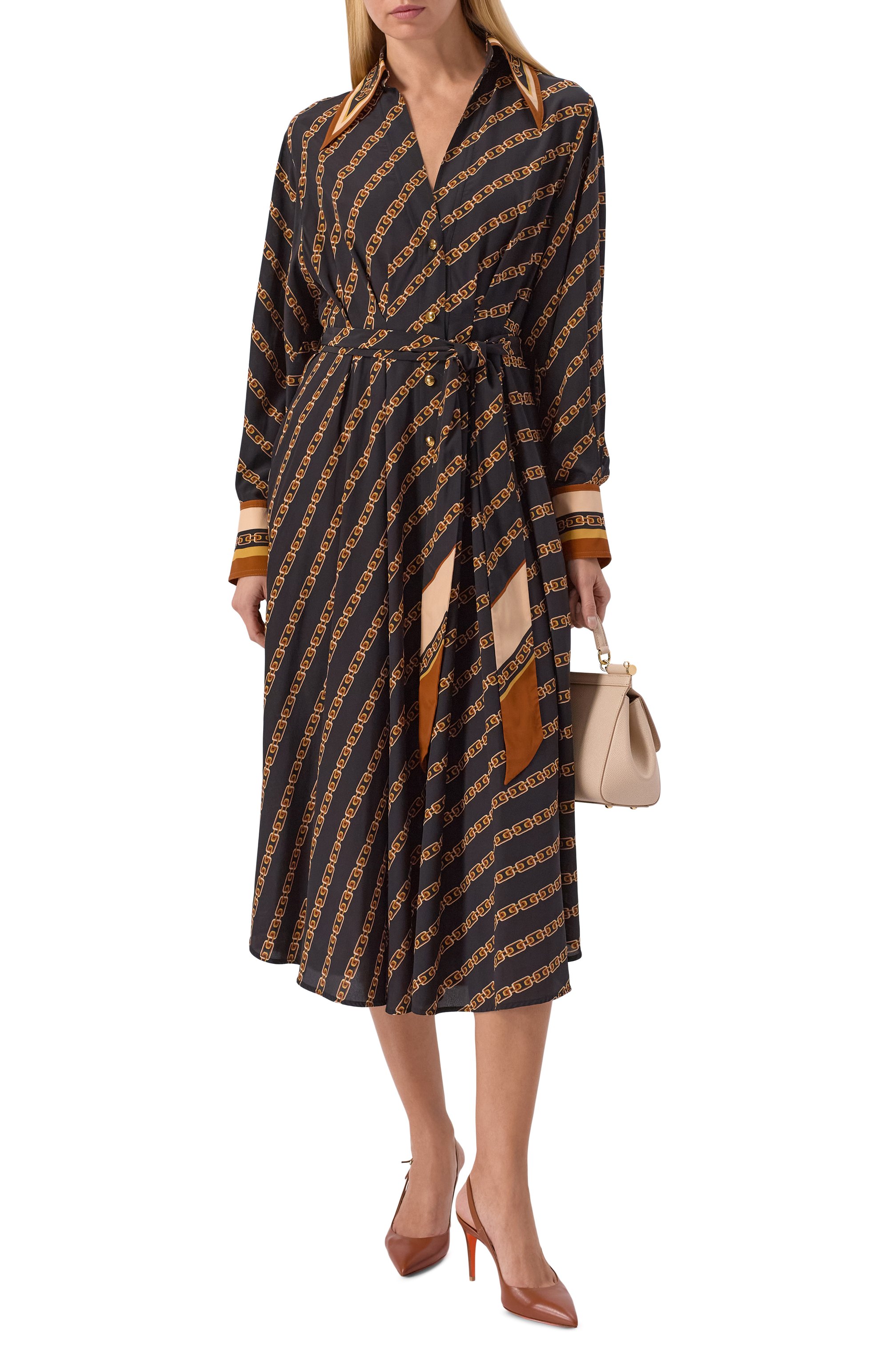 Кожаные туфли SANTONI коричневого цвета по цене 103500 руб., арт. WDIG71269HI2NSZA, фото 3 Кожаные туфли SANTONI, арт. WDIG71269HI2NSZA, фото 3