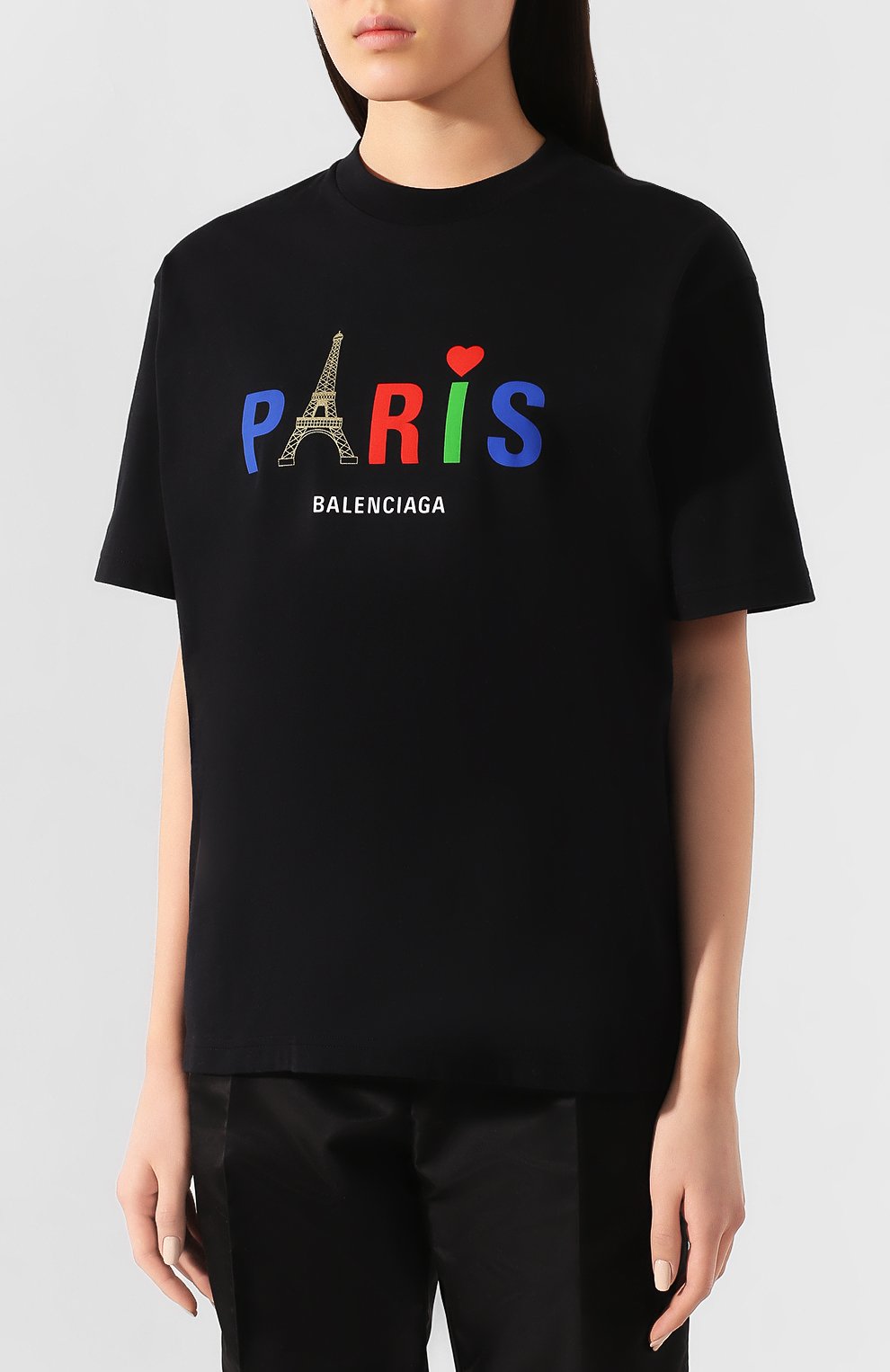 Хлопковая футболка BALENCIAGA, арт. 594599/TGV43, фото 3