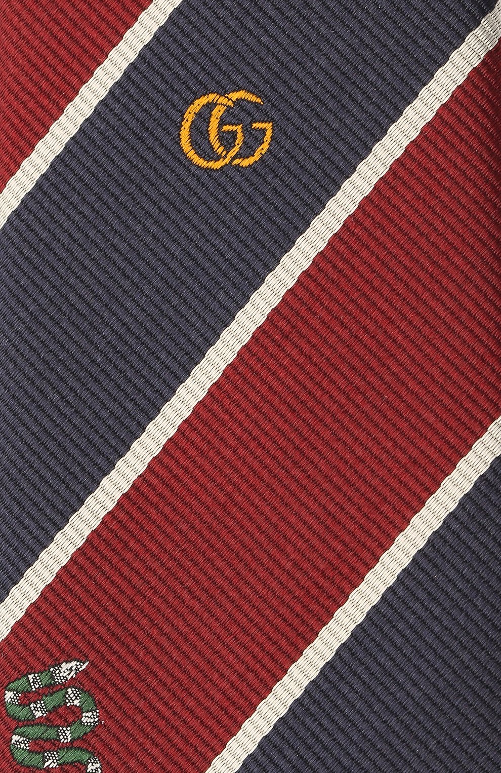 Шелковый галстук GUCCI, арт. 545077/4E002, фото 3