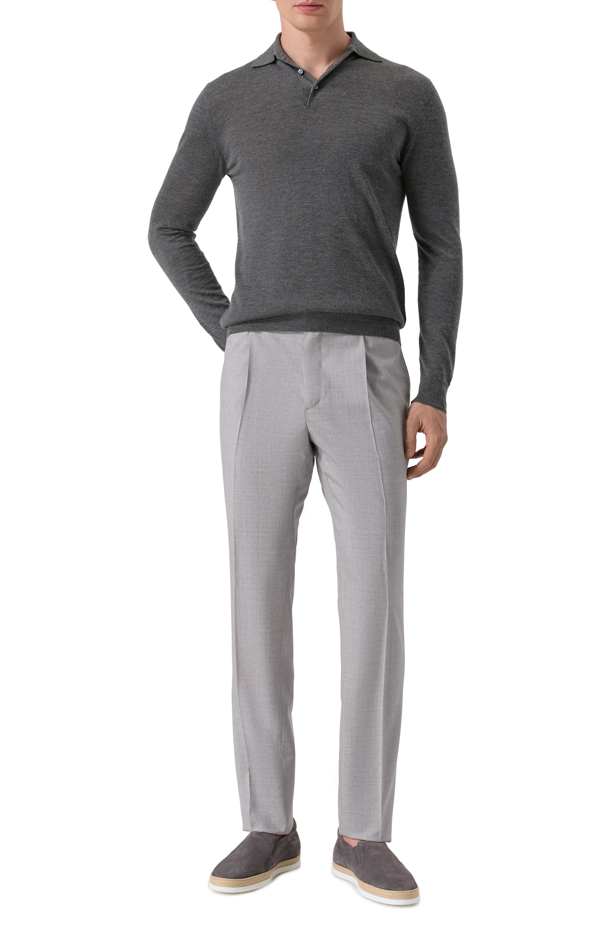 Замшевые слипоны gomma rafia TOD’S, арт. XXM0TV0K900RE0, фото 2