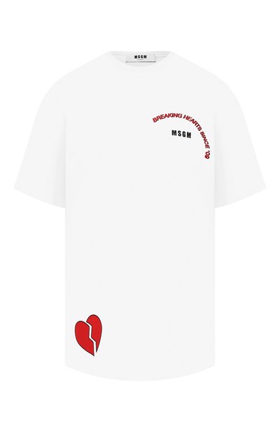 Женская хлопковая футболка MSGM, арт. 2742MDM209 195797
