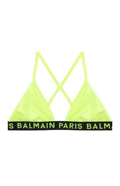 Детского раздельный купальник BALMAIN салатового цвета, арт. BUCA8C | Фото 2 (Принт: Без принта; Девочки Кросс-КТ: Купальники-пляж; Материал внешний: Синтетический материал; Материал сплава: Проставлено; Нос: Не проставлено; Материал подклада: Синтетический материал; Ростовка одежда: 8 лет | 128 см, 10 - 11 лет | 140 - 146см, 12 лет | 152 см, 13 - 15 лет | 158 см, 16 лет | 164 см)