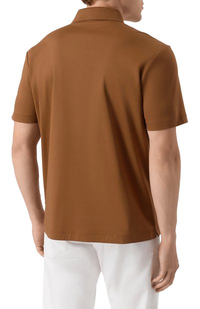 Хлопковое поло BOSS, арт. 50520297, фото 4