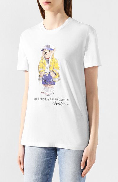 Хлопковая футболка POLO RALPH LAUREN, арт. 211783908, фото 3