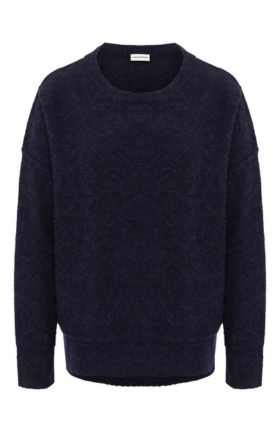 Свитер BY MALENE BIRGER темно-синего цвета по цене 27250 руб., арт. Q67273001Z/BIAGI0, фото 1 Свитер BY MALENE BIRGER, арт. Q67273001Z/BIAGI0, фото 1