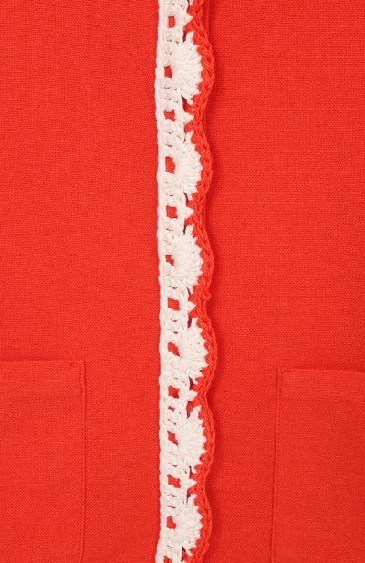 Хлопковая рубашка STELLA MCCARTNEY красного цвета по цене 14650 руб., арт. TY5A31, фото 3 Хлопковая рубашка STELLA MCCARTNEY, арт. TY5A31, фото 3