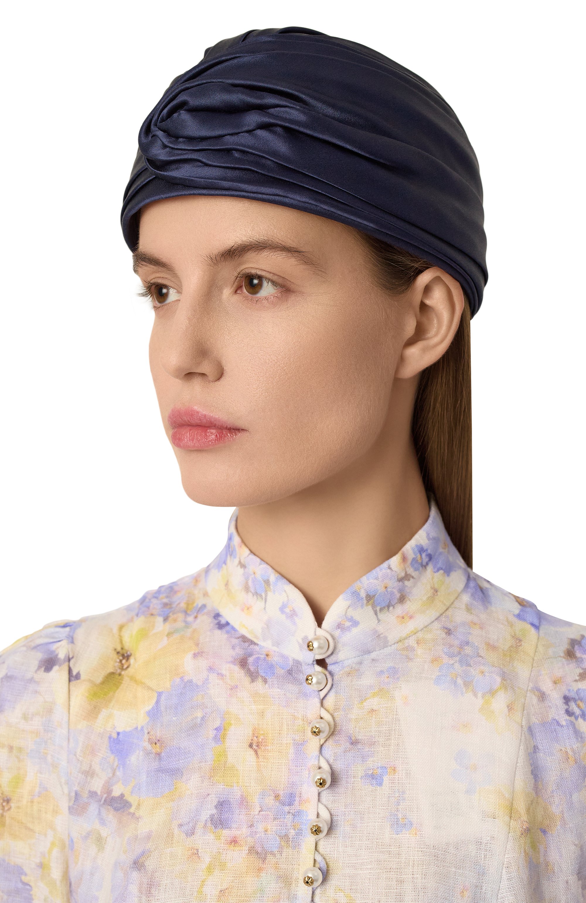 Шелковая шапка-тюрбан VALENTINO, арт. 6W2HH00E/HUM, фото 2