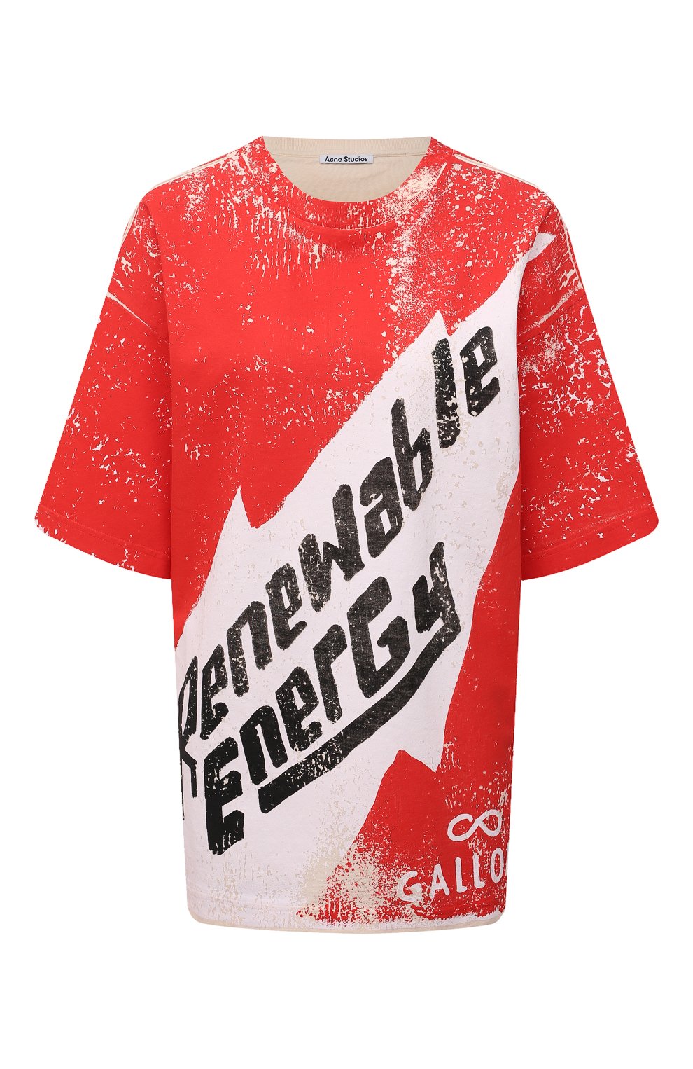 Хлопковая футболка ACNE STUDIOS, арт. AL0239, фото 1