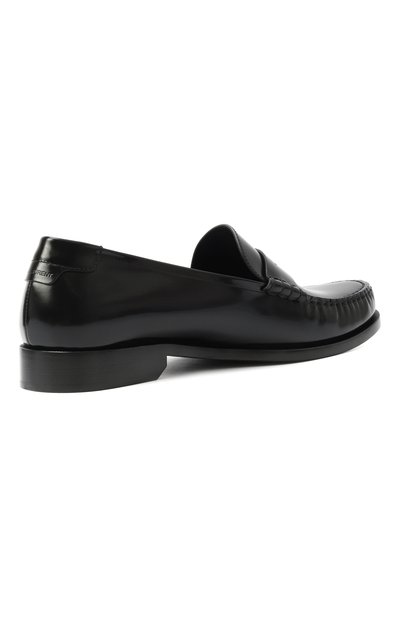 Кожаные пенни-лоферы le loafer SAINT LAURENT, арт. 670231/AAA7R, фото 5