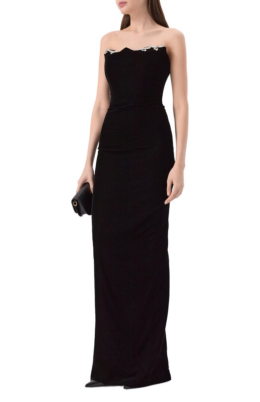 Бархатное платье Kamilla Purshie KP 2026/5 Чёрный  KP 2026/5 Фото 2