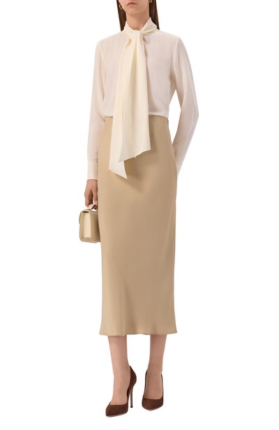 Атласная юбка BOSS, арт. 50541819, фото 2