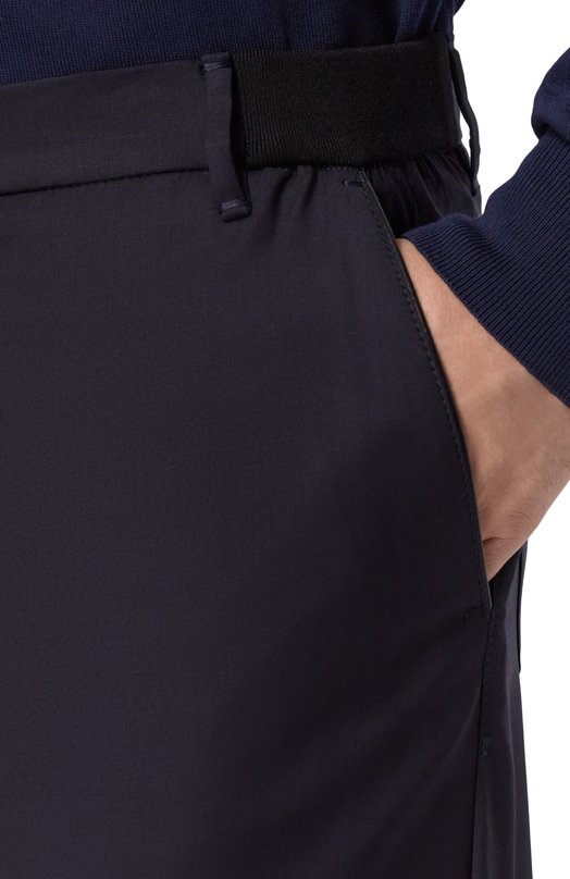 Шерстяные брюки Zilli CP201DM0201VUC000 Синий  CP201DM0201VUC000 Фото 5