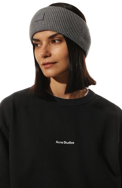 Шерстяная повязка на голову ACNE STUDIOS, арт. C40164/W, фото 2