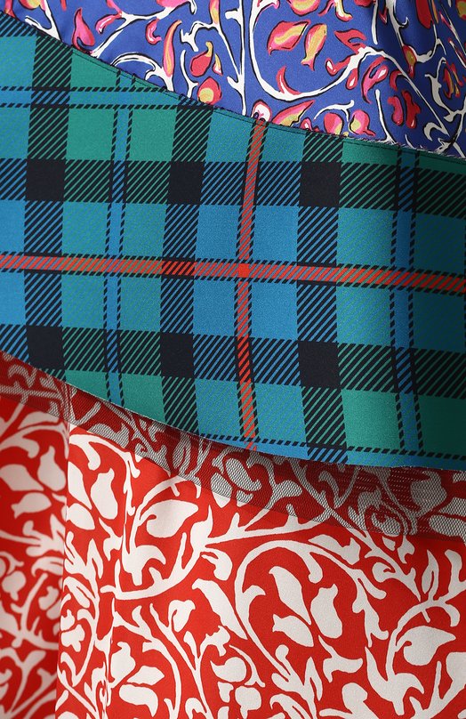 Юбка-миди асимметричного кроя Esteban Cortazar Разноцветный, фото 5