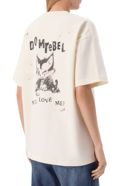 Хлопковая футболка DOMREBEL, арт. L0VECAT/T-SHIRT, фото 4
