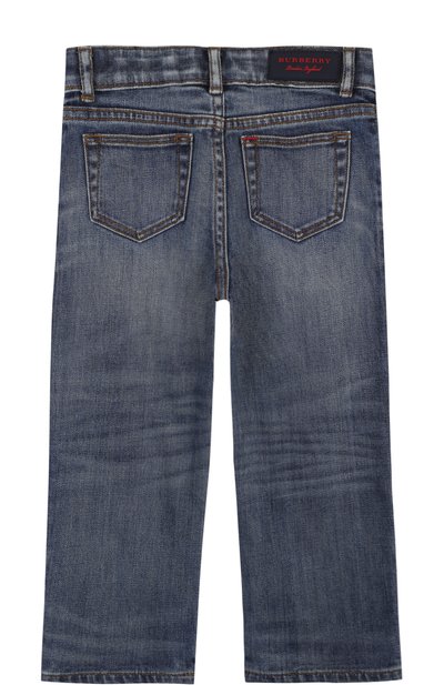 Джинсы с декоративными потертостями BURBERRY, арт. 4063496, фото 2