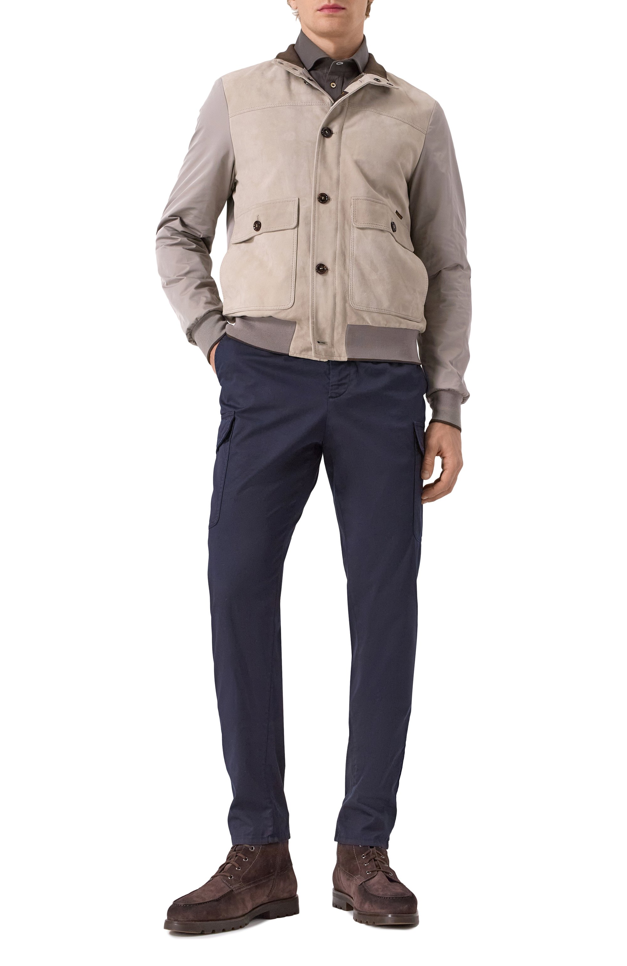 Хлопковые брюки-карго BRUNELLO CUCINELLI, арт. M289LE1890, фото 2