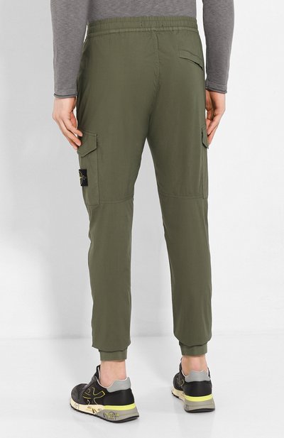 Хлопковые джоггеры STONE ISLAND, арт. 721531403, фото 4