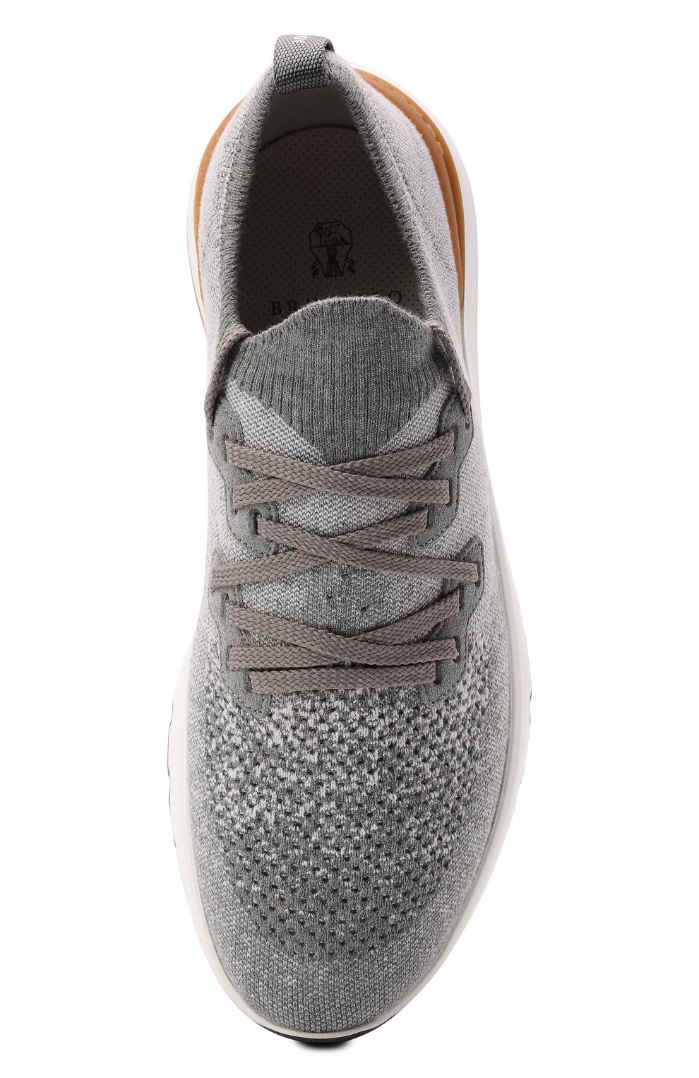Текстильные кроссовки BRUNELLO CUCINELLI, арт. MZUKIS0250, фото 6
