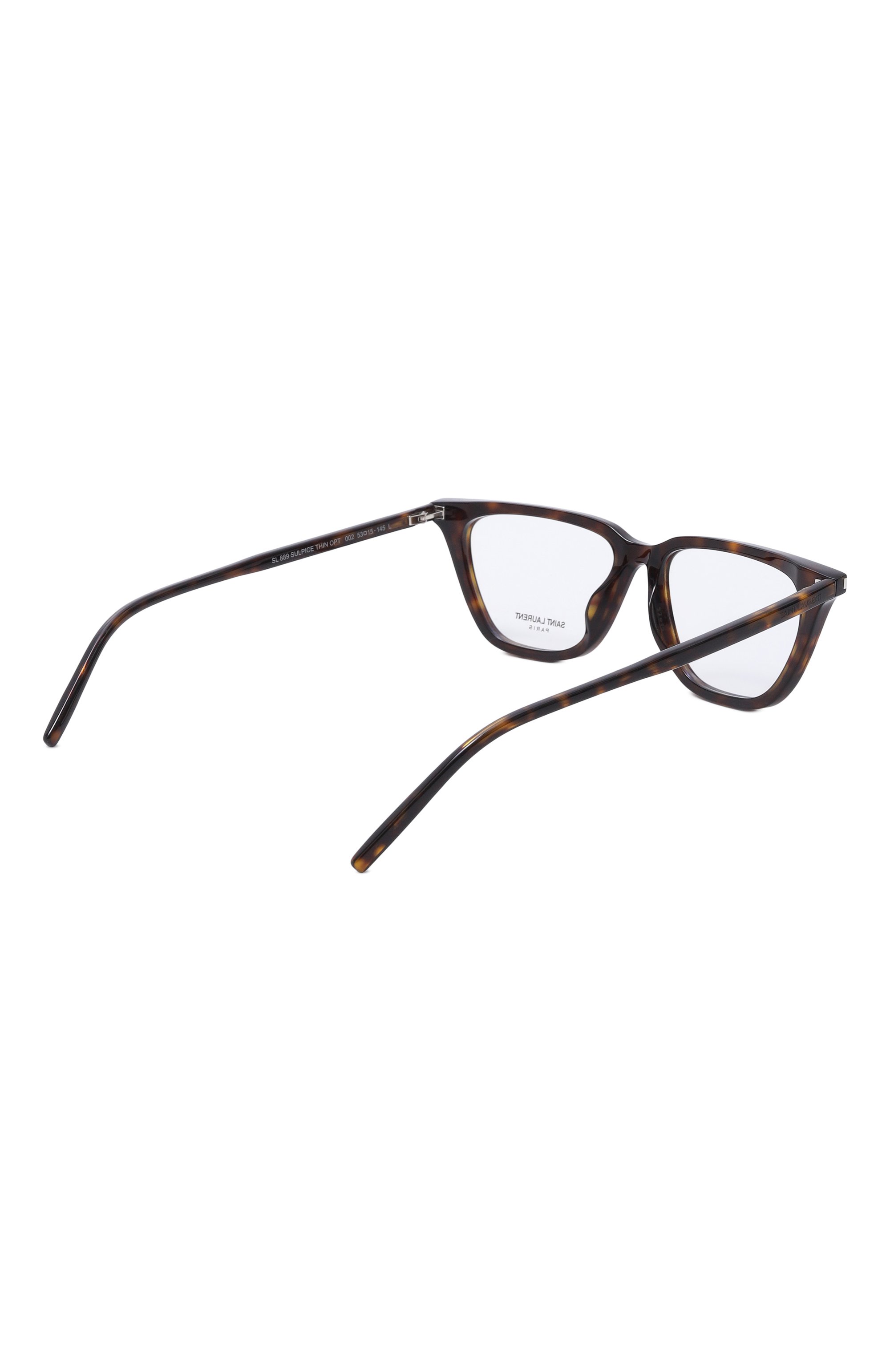 Оправа SAINT LAURENT коричневого цвета по цене 29950 руб., арт. SL 889 SULPICE THIN 0PT 002, фото 4 Оправа SAINT LAURENT, арт. SL 889 SULPICE THIN 0PT 002, фото 4