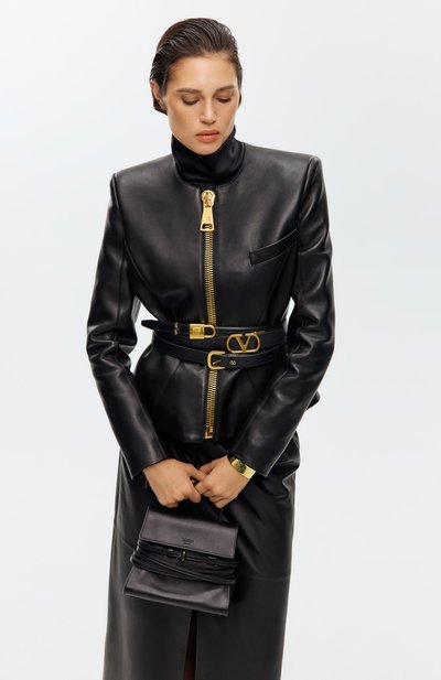 Кожаный ремень VALENTINO, арт. 7W0T0SQ3/IYR, фото 4