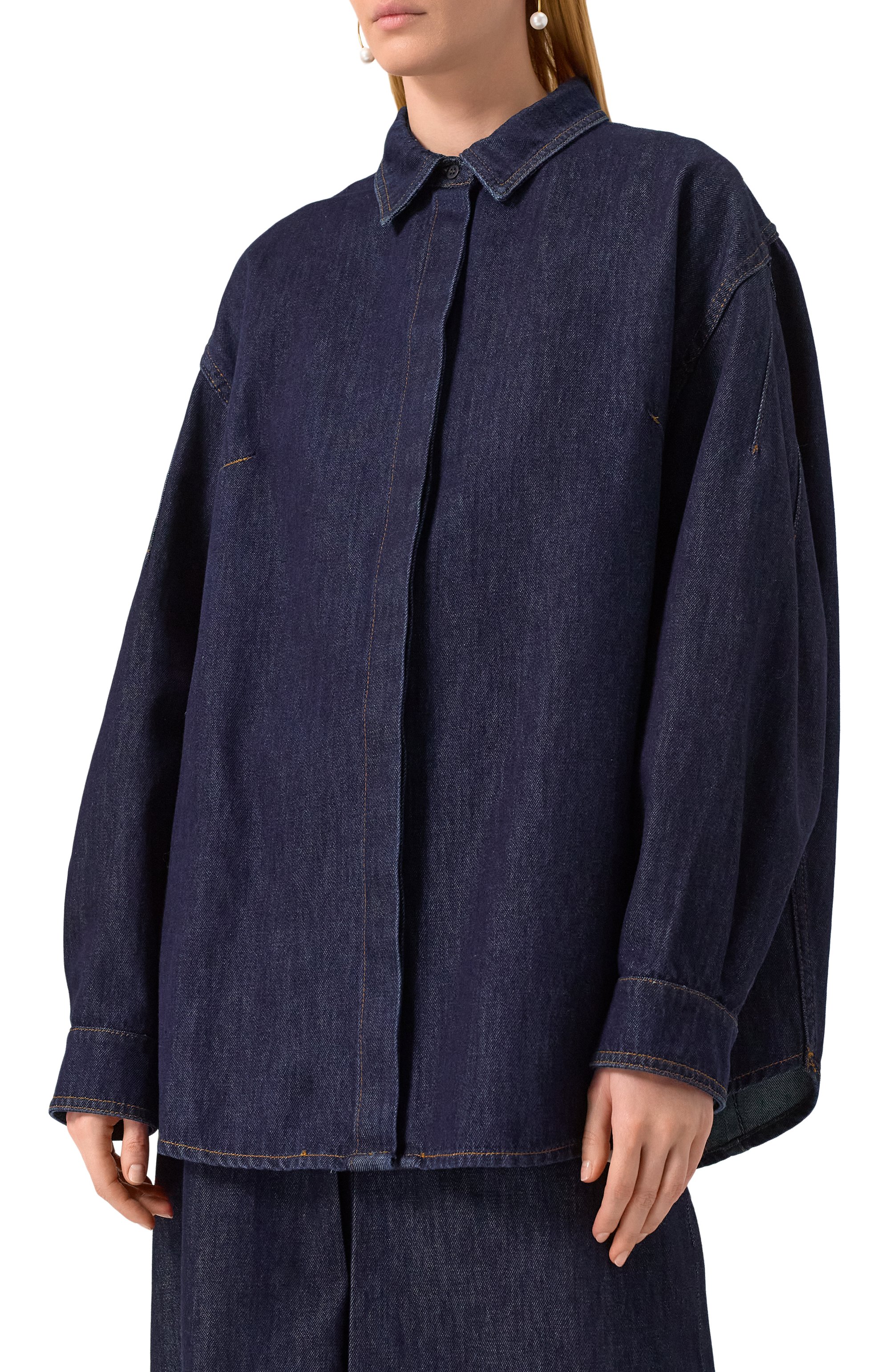 Джинсовая рубашка DRIES VAN NOTEN, арт. 242-010716-9378, фото 3