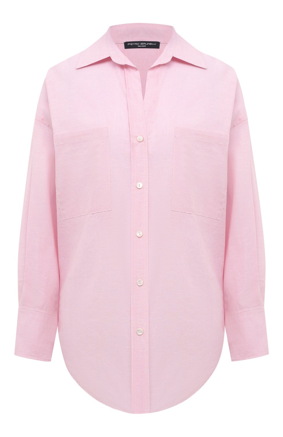 Рубашка изо льна и хлопка PIETRO BRUNELLI, арт. CA2402 PK/LI0018, фото 1