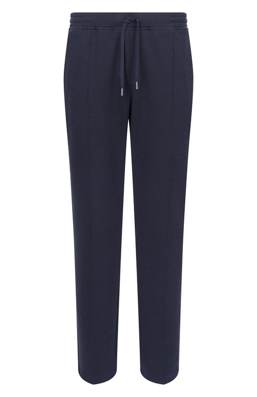 Брюки из хлопка и шелка Capobianco 20M708.DS00._001 Синий 20M708.DS00._001