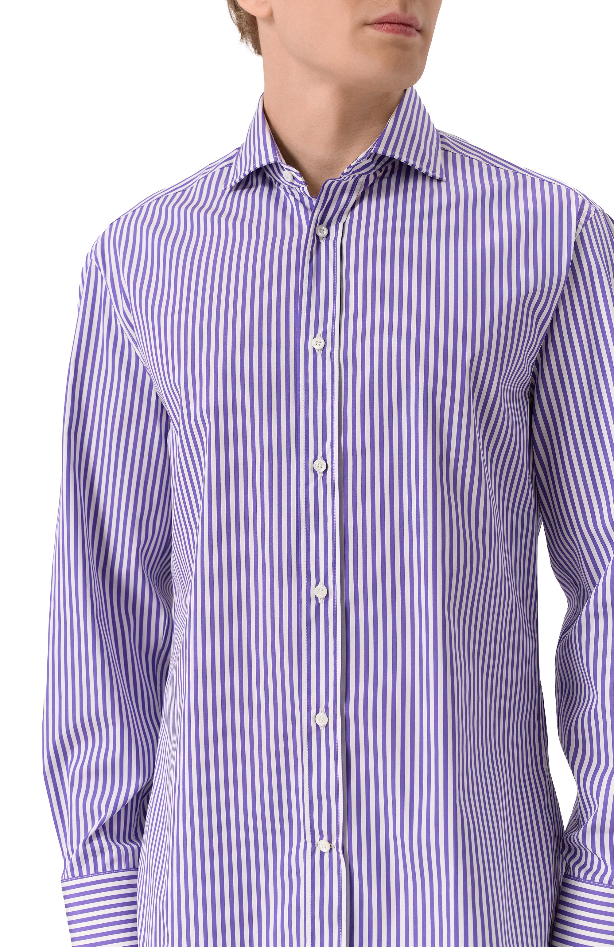 Хлопковая рубашка BRUNELLO CUCINELLI, арт. MY6501718, фото 5