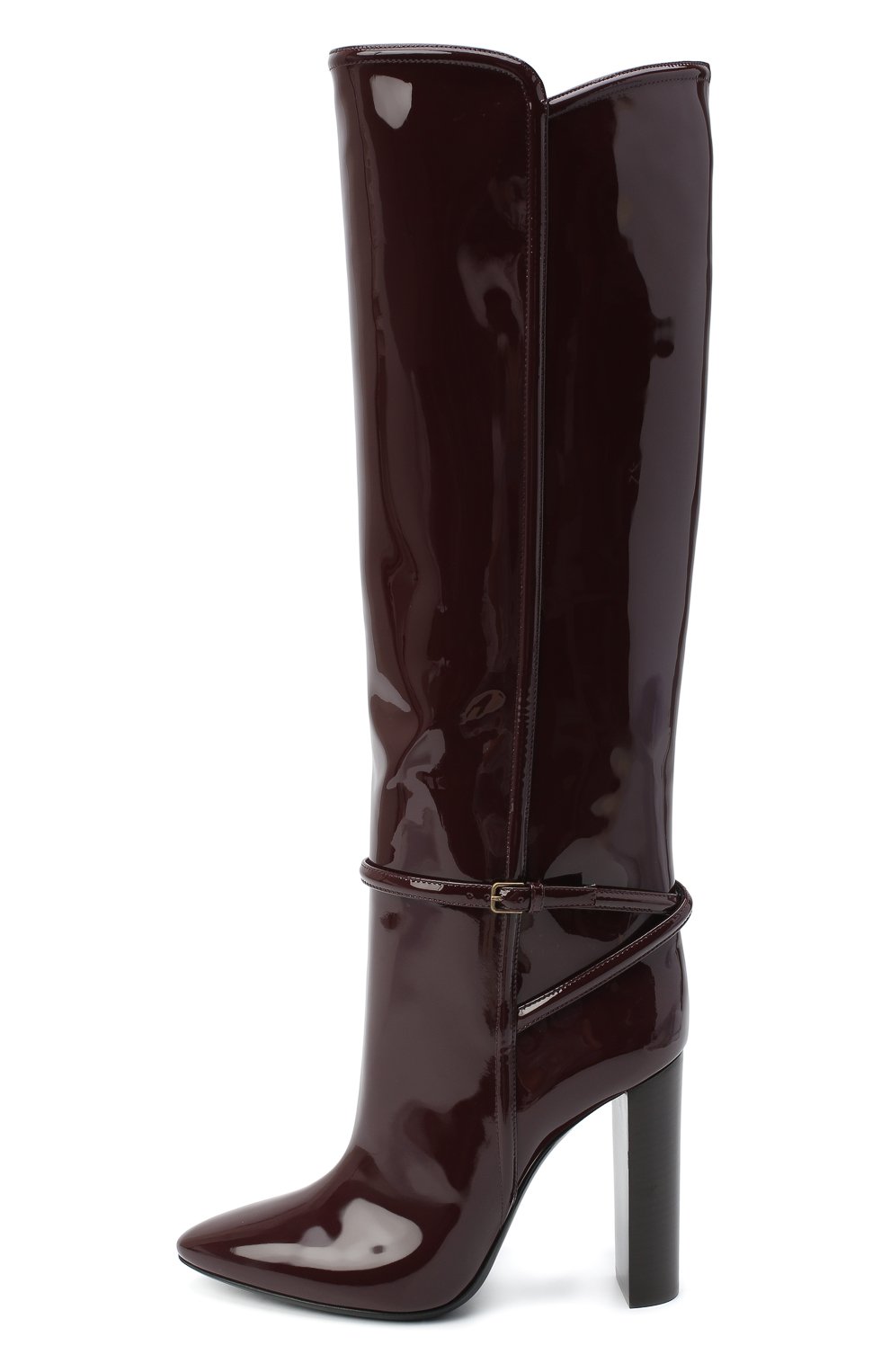 Кожаные сапоги 76 SAINT LAURENT, арт. 633727/1TV00, фото 3