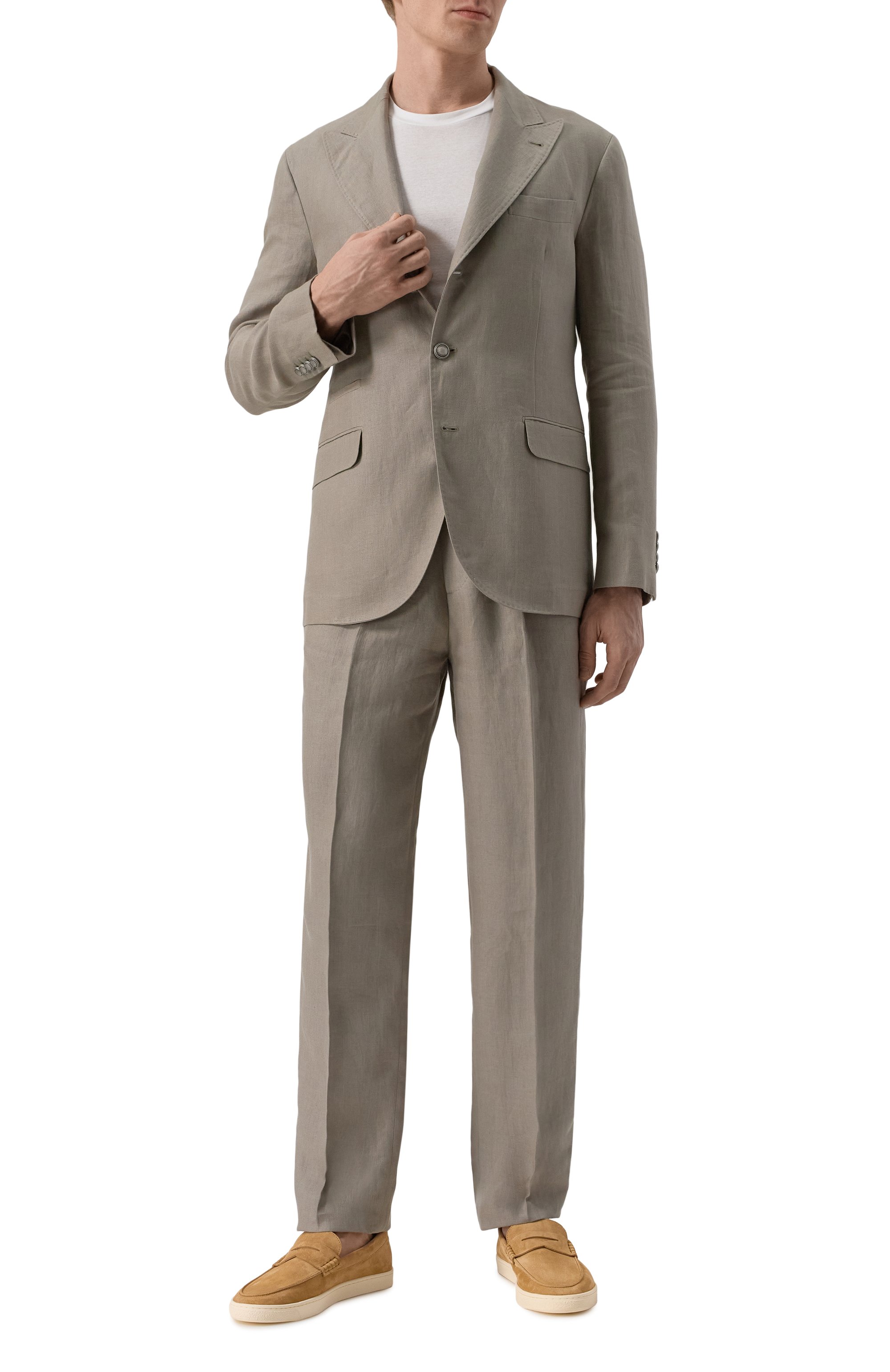 Льняной костюм BRUNELLO CUCINELLI, арт. MP442LDFRD, фото 2