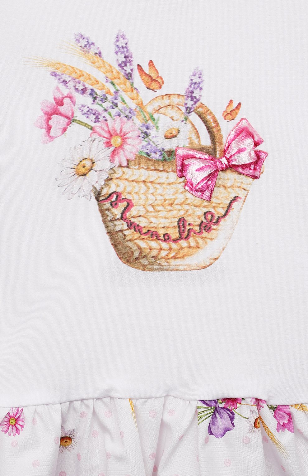 Хлопковое платье MONNALISA, арт. 317914PJ, фото 3