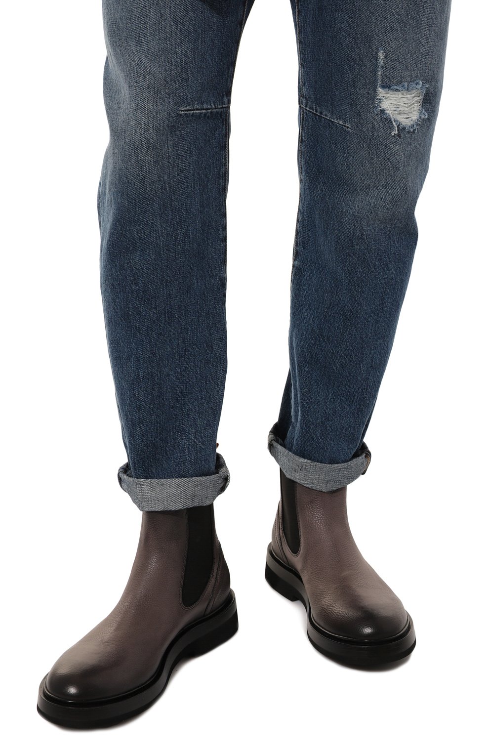 Кожаные челси alfie SANTONI, арт. MCAG18633JW6GHAS, фото 3