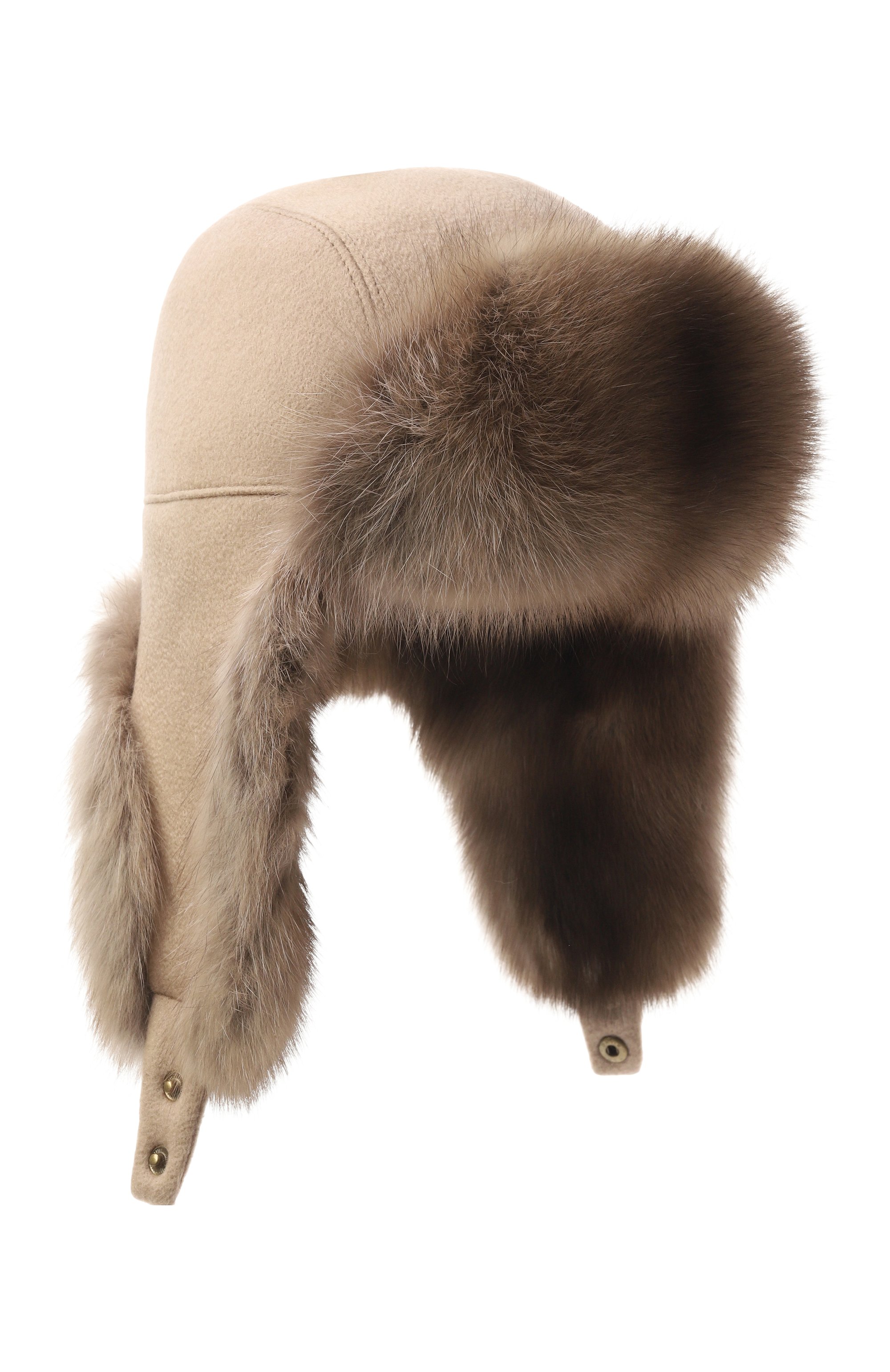 Шерстяная шапка-ушанка с мехом соболя VICTORIA KUSENKOVA, арт. 339103605159, фото 1