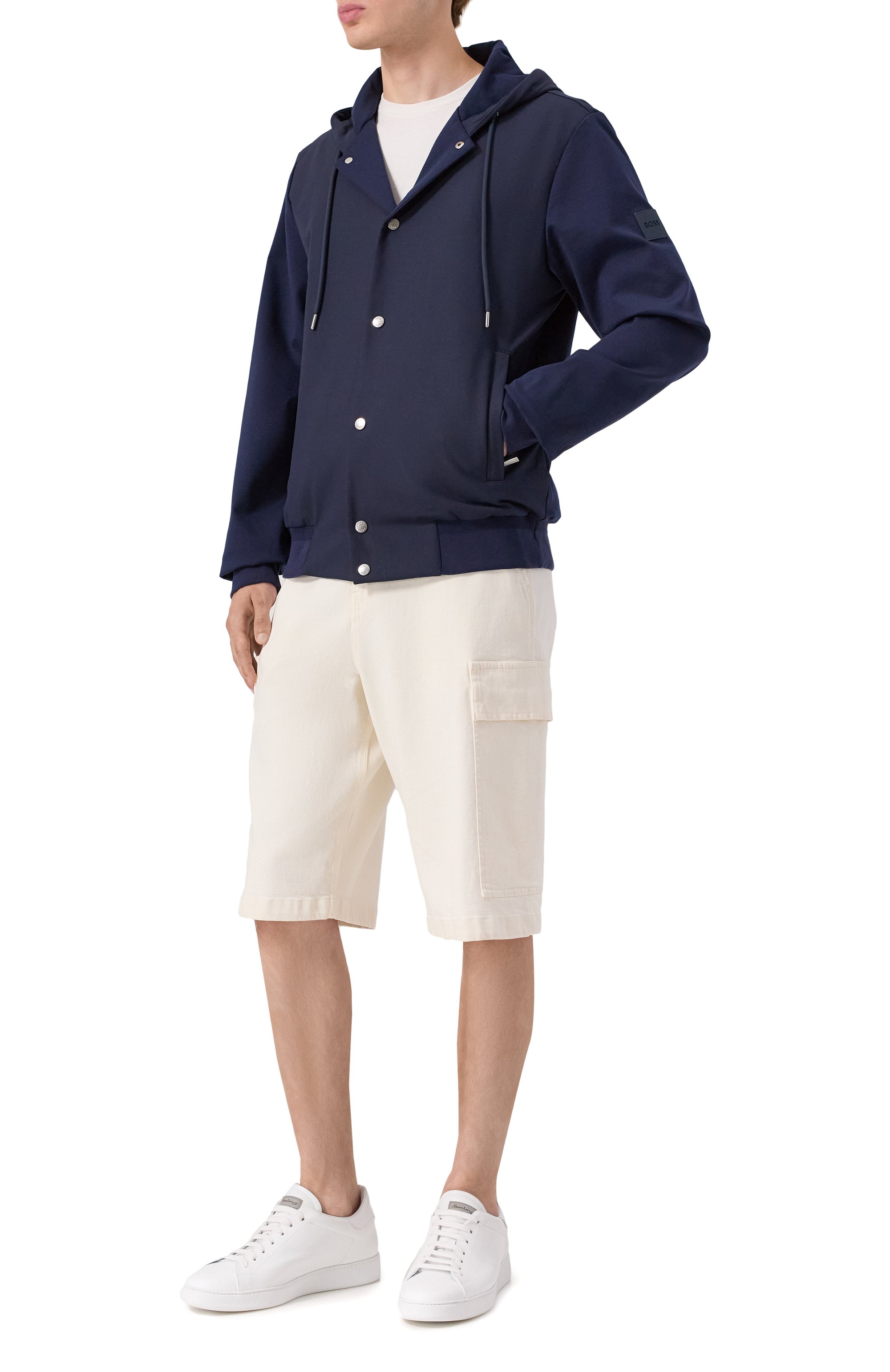 Толстовка из лиоцелла и шерсти BOSS, арт. 50543385, фото 2