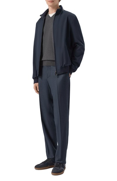 Шерстяной пуловер CORNELIANI темно-серого цвета по цене 47250 руб., арт. 28M501/2A25100, фото 2 Шерстяной пуловер CORNELIANI, арт. 28M501/2A25100, фото 2