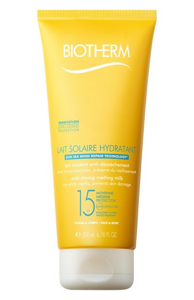 Женский солнцезащитное молочко для тела spf 15 (200ml) BIOTHERM, арт. 3614271711137