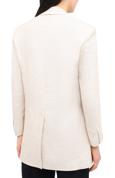 Жакет из льна и вискозы JACQUEMUS, арт. 203JA04/124140, фото 4