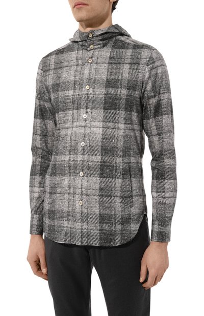 Хлопковая рубашка KITON, арт. UMCMARH0867504, фото 3