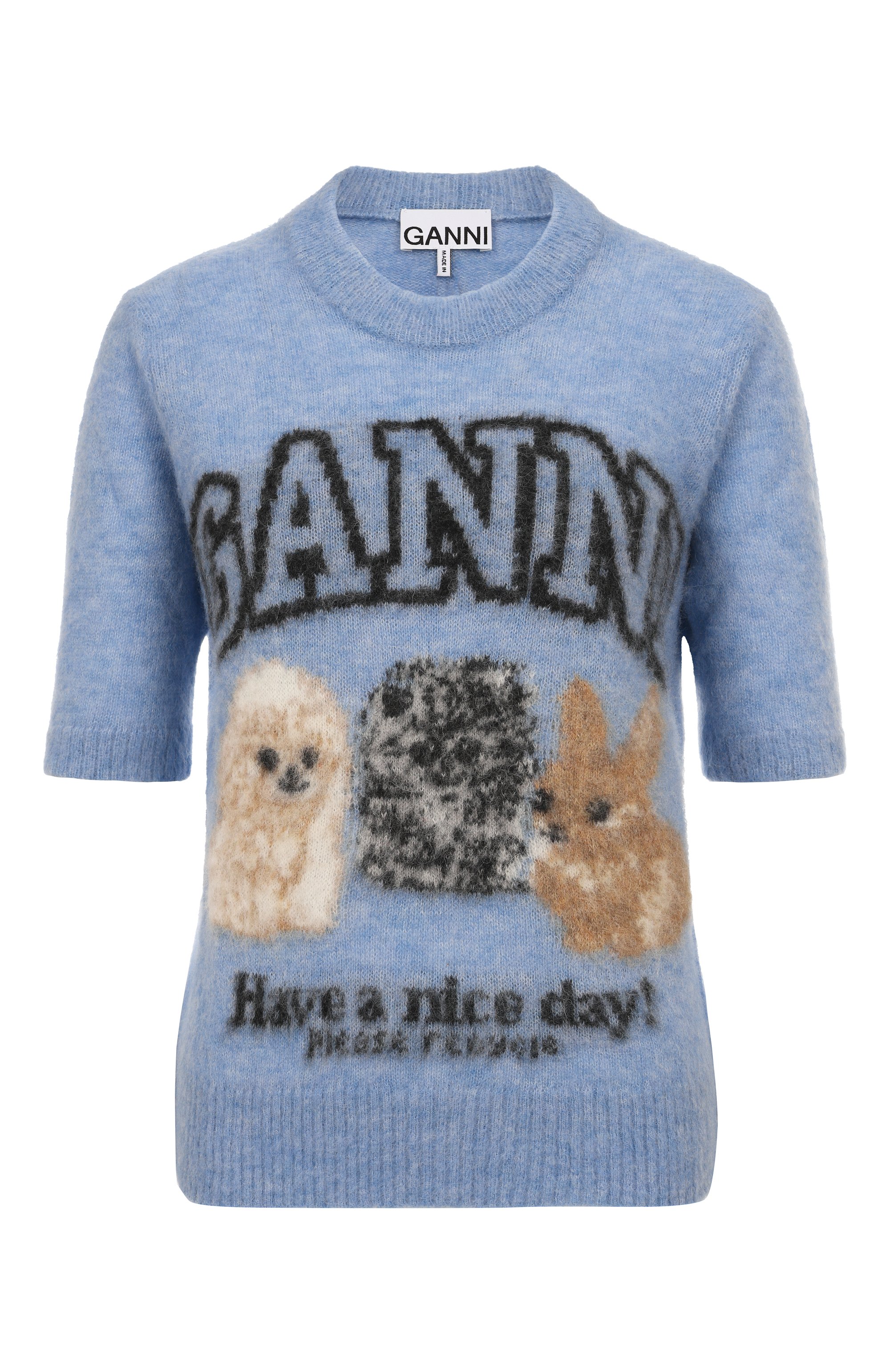 Шерстяной пуловер GANNI, арт. K2517, фото 1