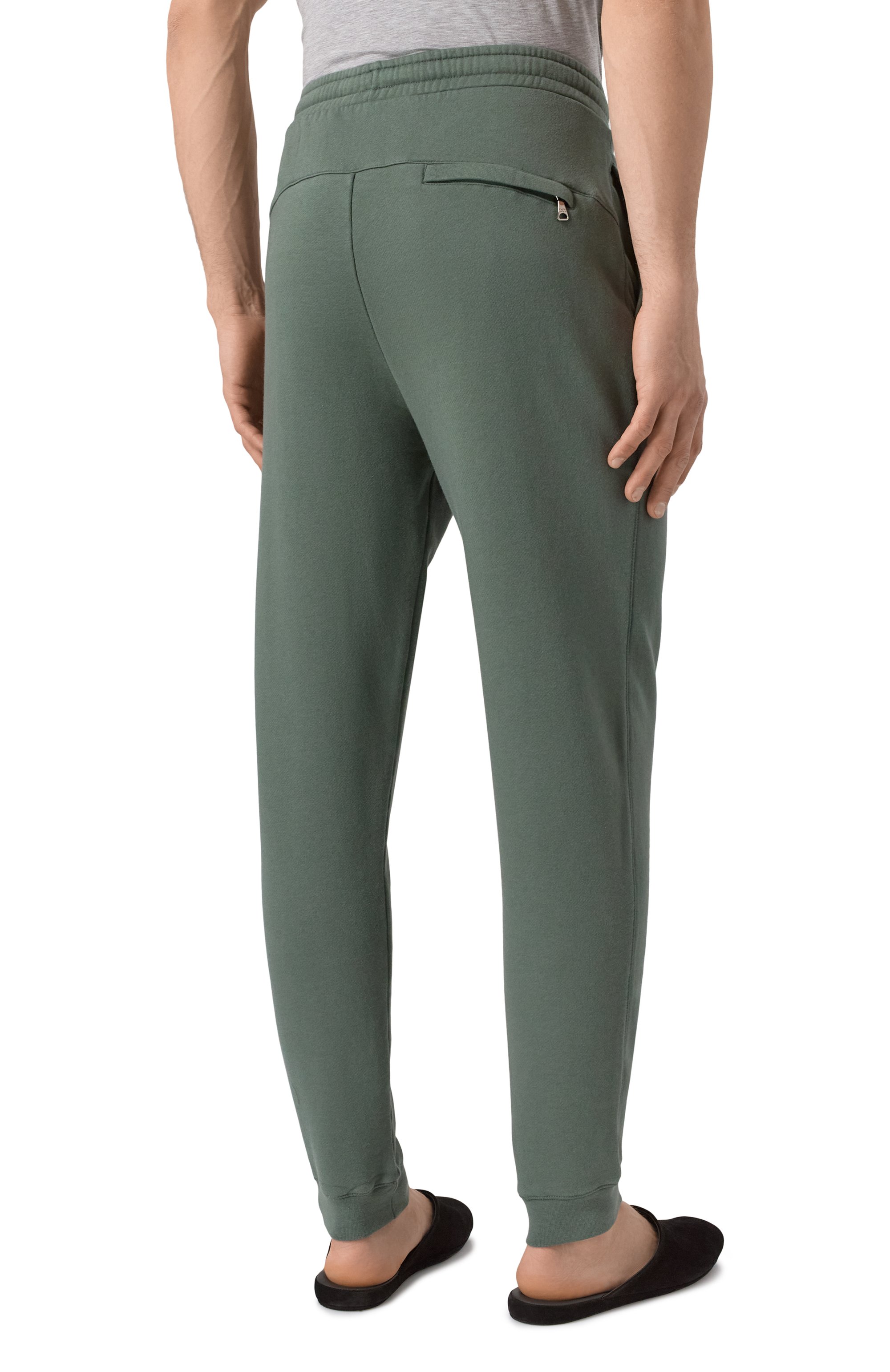 Хлопковые джоггеры DEREK ROSE, арт. 3173/QUIN001, фото 4