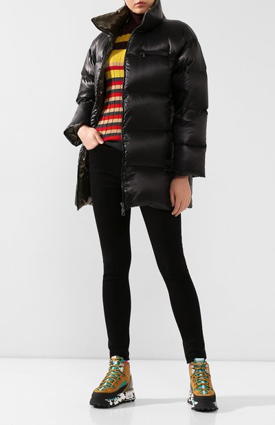 Пуховик SEVEN LAB хаки цвета по цене 24780 руб., арт. DJF20-№1VLE khaki/black, фото 2 Пуховик SEVEN LAB, арт. DJF20-№1VLE khaki/black, фото 2