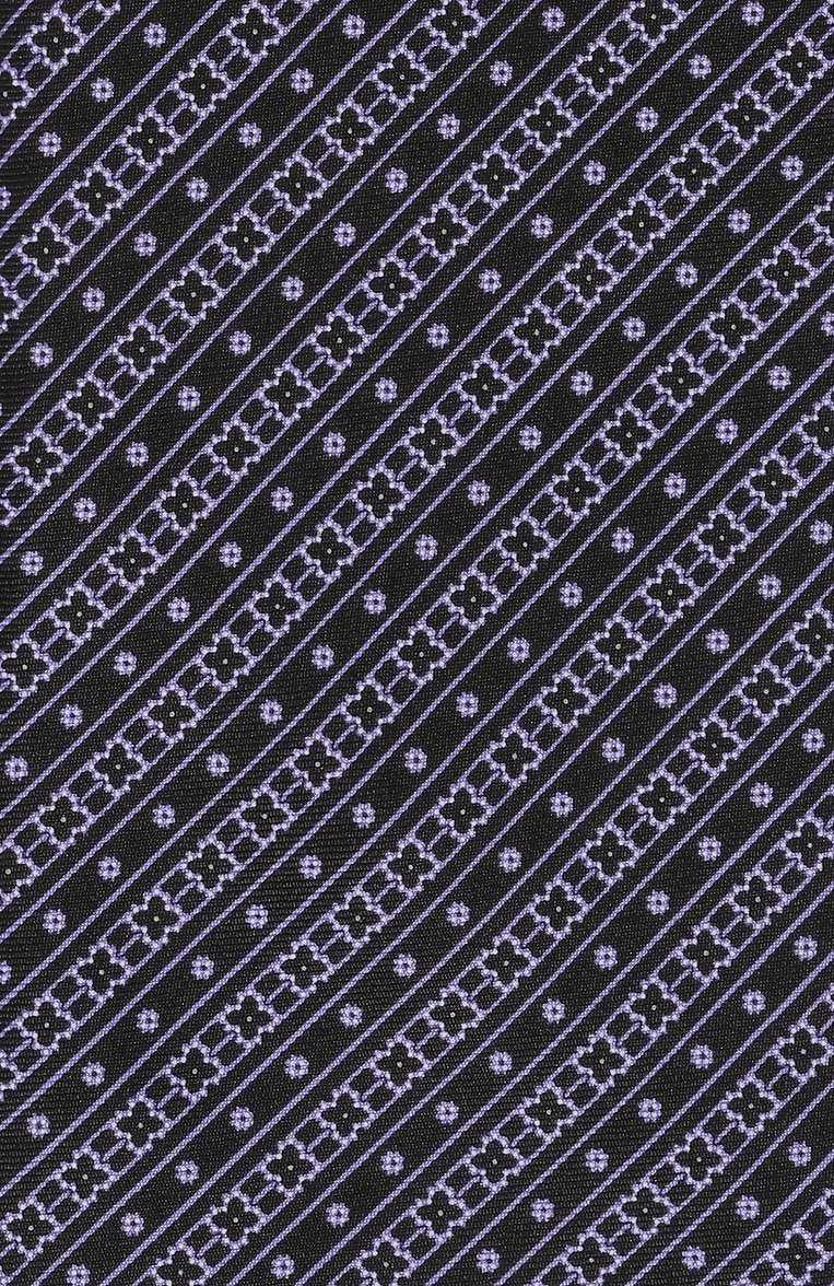 Мужской комплект из галстука и платка STEFANO RICCI фиолетового цвета, арт. DH/51102 | Фото 4 (Нос: Не проставлено; Материал: Текстиль, Шелк; Принт: С принтом)